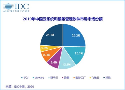 2019年中国云系统与服务管理软件市场 规模达1.51亿美元，云软件服务引领数字化转型浪潮